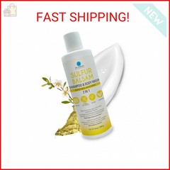 Dr. Robaina Sulfur Shampoo & Body Wash – Helps Soothe Dandruff, Seborrheic Derma