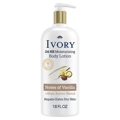 Ivory Hand & Body Lotion, 24hr Moisturizing, 18 Fl Oz (Pack of 1), White