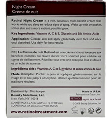 Skincare Cosmetics Retinol Night Cream Vitamin A+C+E 1.7oz
