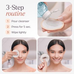 VIVAGO Reusable Cotton Rounds for Face – (20 Pack) Soft 22 Piece Set