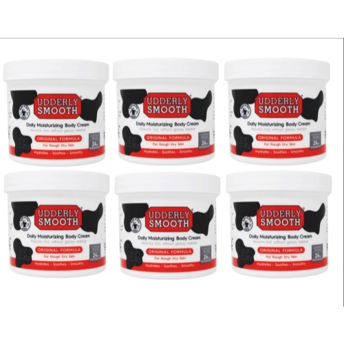 6 Pack – Udderly Smooth Body Cream, Skin Moisturizer, 10 Oz Each