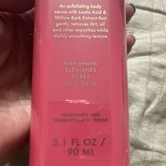 Truly Clinical Clearing Body Serum Lactic Acid Fragrance-Free 3.1 fl oz