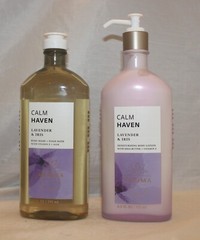 Bath & Body Works Aromatherapy Calm Haven Lavender & Iris Body Lotion & Wash