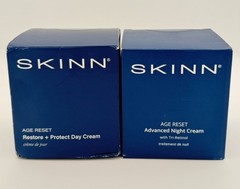 Skinn Age Reset Advanced Night Cream & Restore + Protect Day Crean 1.7 Oz DUO