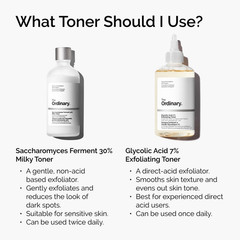 The Ordinary Glycolic Acid 7% Exfoliating Toner, Brightening and Smoothing Daily