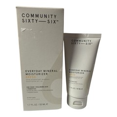 COMMUNITY SIXTY-SIX EVERYDAY MINERAL MOISTURIZER SPF30, 1.7 FL OZ NIB