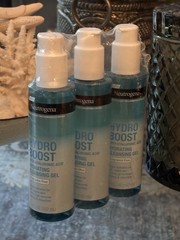 Three (3) Neutrogena Hydro Boost Fragrance Free Foaming Face Wash, 5.5 fl. oz
