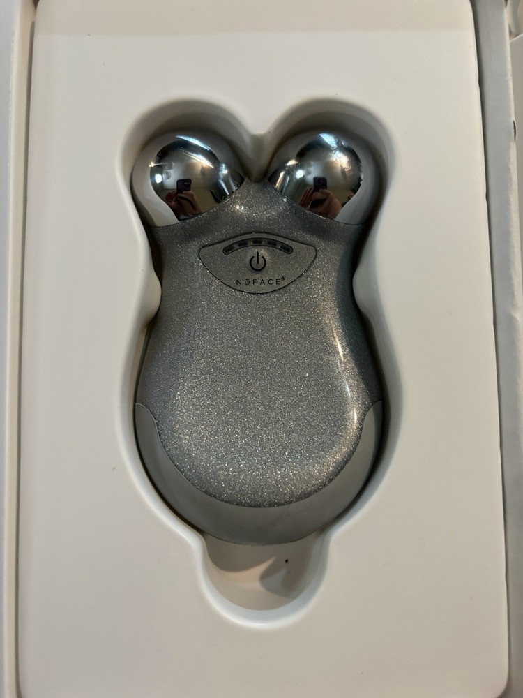 NuFace Mini Petite Facial Toning Device – Sparkly Silver
