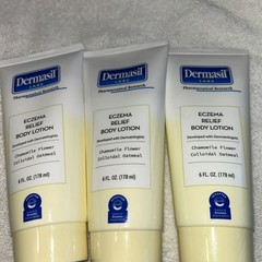 3 Dermasil Eczema Relief Moisturizing Colloidal Oatmeal 6 fl oz Ea Lotion