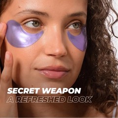Vitamasques Lavender Hydrogel Eye Pads For Puffy Eyes and Dark Circles – Refr…