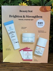 Beauty Stat Brighten And Strengthen Travel Starter Set 6 Pieces NIB