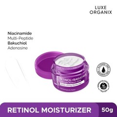 LUXE ORGANIX Retinol + Bakuchiol Overnight Lifting Moisturizer 50g
