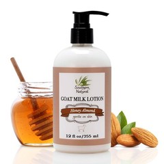 Southern Natural Goat Milk Lotion 12 oz – Honey Almond Moisturizer