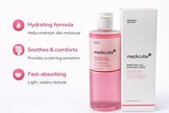 PDRN Pink Cica Soothing Toner Moisturizing Premium | 250ml & Calming Facial