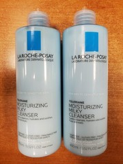 2 Pk: La Roche Posay Moisturizing Milky Cleanser 13.52oz ea (Exp 8/28) DAMG E6C