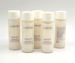 5 X LANEIGE CREAM SKIN CERAPEPTIDE TONER & MOISTURIZER TRAVEL 25ml/ 0.84 OZ*5