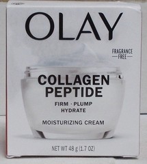 OLAY Collagen Peptide Firm-Plump-Hydrate Moisturizing Cream Fragrance Free