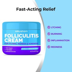 Folliculitis Treatment Cream 4.23oz Acne Ingrown Hair Relief Remover