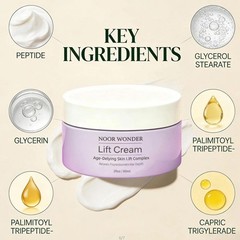 Noor Wonder Lift Cream Anti-Wrinkle Firming Anti-Aging Skin Care 60ML