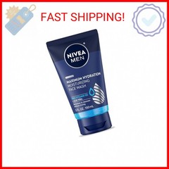 NIVEA MEN Maximum Hydration Face Wash, Face Wash with Provitamin B5 and Aloe Ver