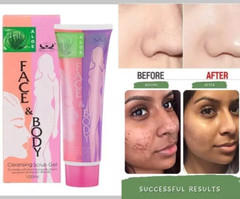 Face & Body Cleansing Gel Scrub (100 ml) Aloe Vera Best Result Guaranteed