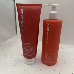 Ole Henriksen TOUCH Body Lotion 13.5oz + Body Scrub 8oz Spa Skincare Set NEW