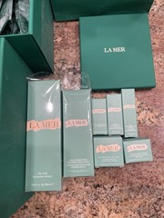 LA MER Skin Care Set Face, Mist & Eye Concentrate Soft Cream *EMPTY BOXES/BAG
