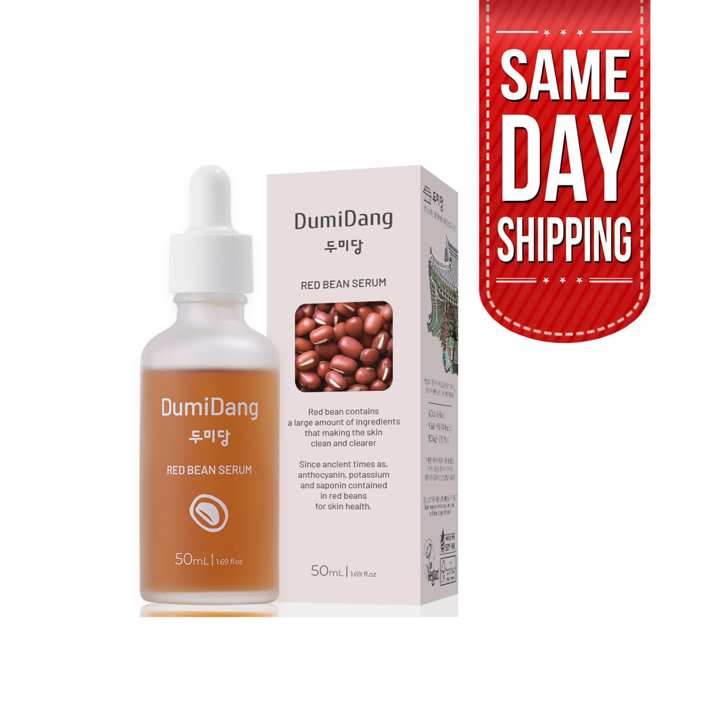 DumiDang Red Bean Serum – Korean Vegan Skincare Formula – Nourishing 1.7 OZ
