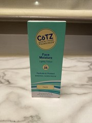 COTZ Face Moisture Lightly Tinted Moisturizer SPF 35 1.5oz Exp 8/2026