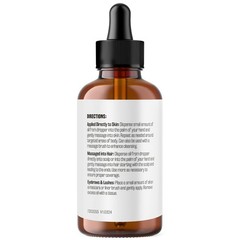 100% Pure Organic Castor Oil for Hair, Lash and 4 Fl Oz (Pack of 1), Clear