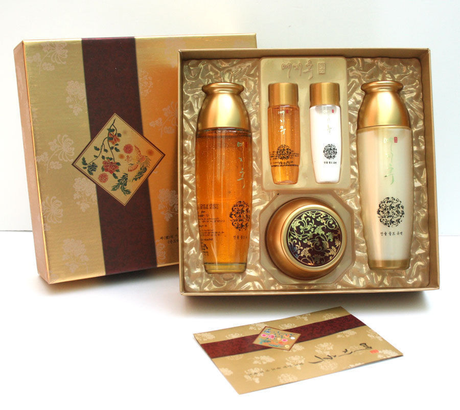 [YEZIHU] Fermented Herbal Pure gold 3pcs Set/Skin,Emusion,Cream/NO.1 Korean Made