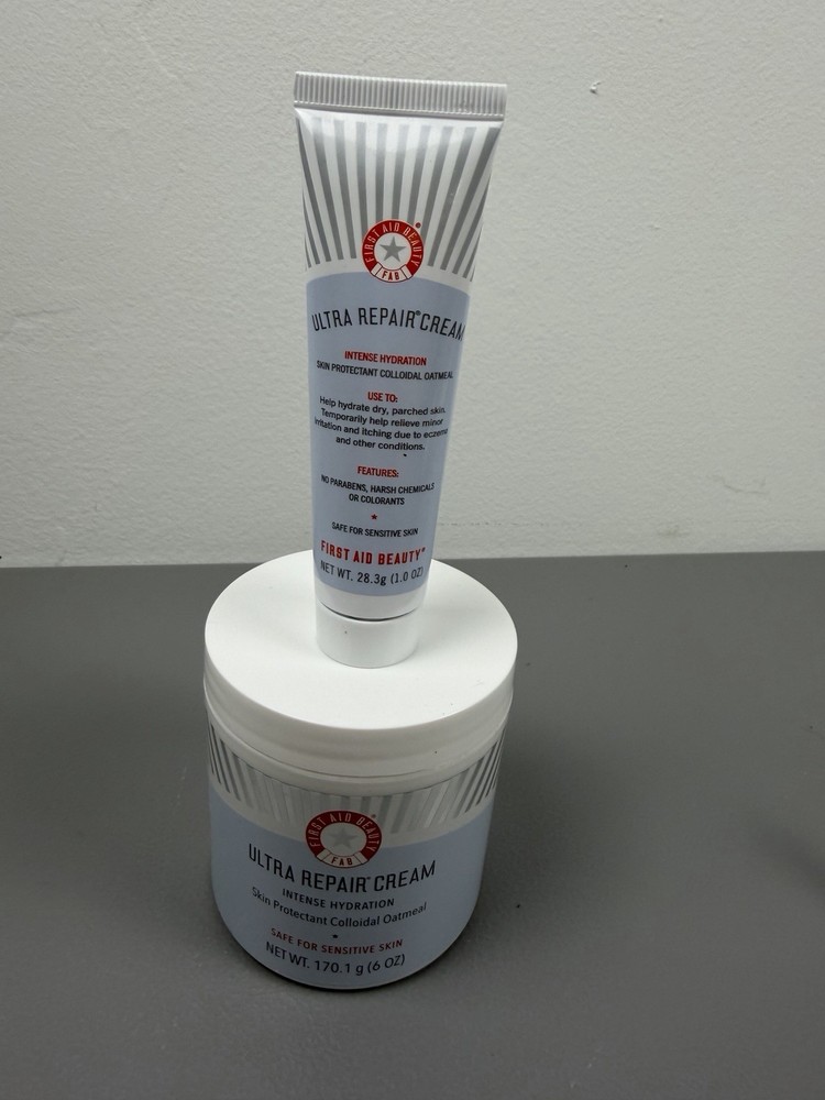 First Aid Beauty Ultra Repair Cream 1oz + 6oz | NIB