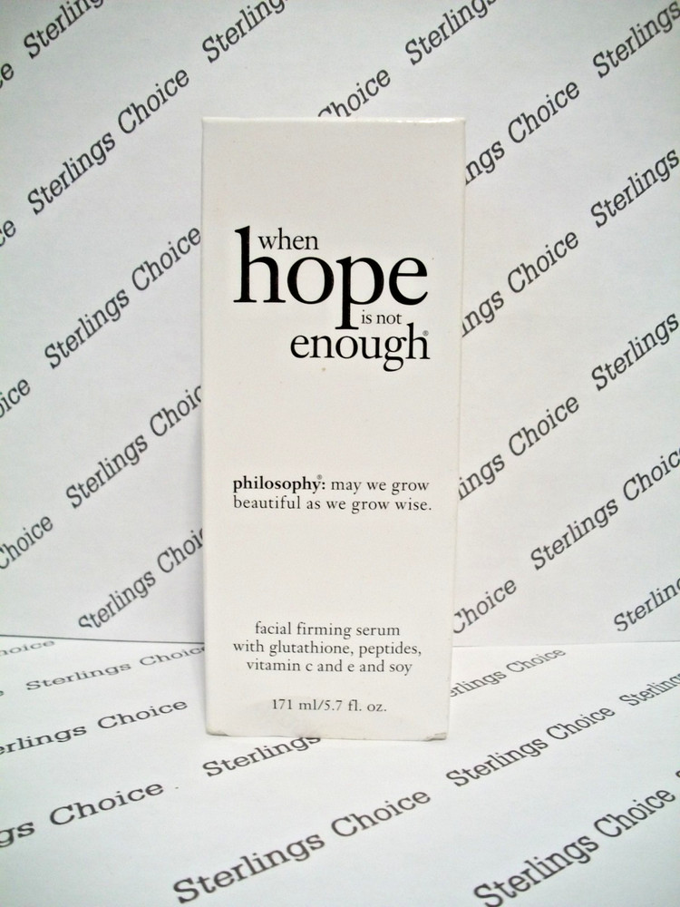 Philosophy When Hope Is Not Enough Facial Firming Serum 5.7 fl oz