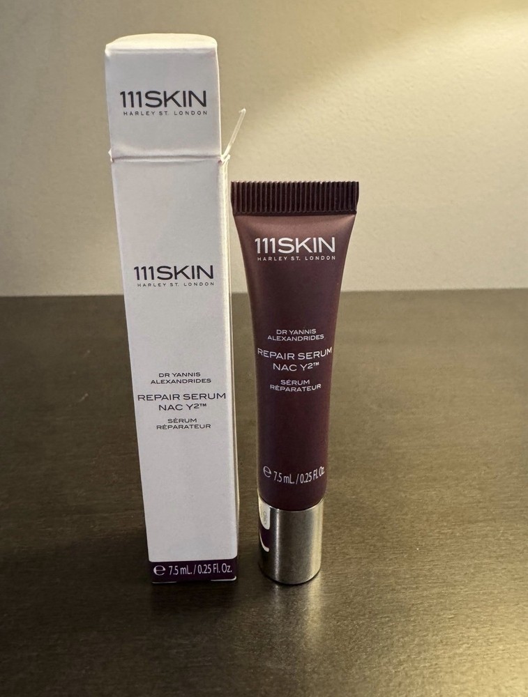 111Skin Repair Serum NAC Y2 .25 oz 7.5 ml Travel Size NIB