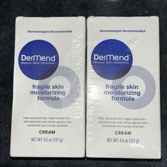 DerMend Fragile Skin Moisturizing Formula Cream 4.5 Oz. Lot 2
