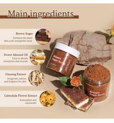 Liyalan Brown Sugar Body Scrub 250g/8.8oz