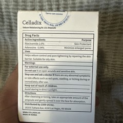 Celladix Trouble Sebum Rebalancing 131 Ampoule ~ Repair Skin Barrier ~ .68 fl oz