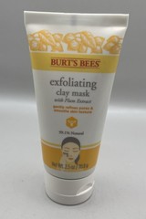 New Burt&rsquo;s Bees Exfoliating Clay Mask w/Plum Extract for Unisex, 2.5 oz./70.8g