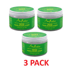 SheaMoisture Detox Hand & Body Scrub African Water Mint & Ginger (Pack of 3)