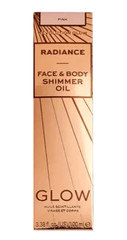Makeup Revolution GLOW RADIANCE FACE & BODY SHIMMER OIL Glitter PINK 3.38 fl oz