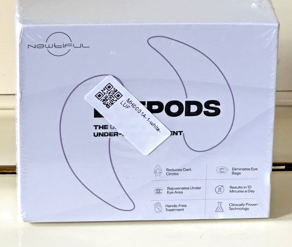 NEWTIFUL EYEPODS ULTIMATE UNDER-EYE TREATMENT &BAKUCHIOL SERUM NEW SEALED BOX