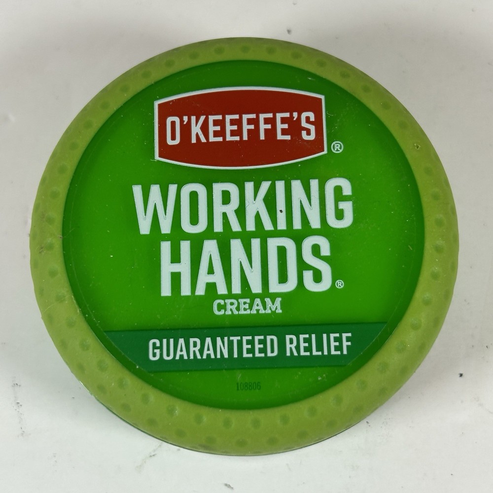 O&rsquo;Keeffe&rsquo;s Working Hands Hand Cream – 3.4 oz Jar – NEW SEALED – Fast Relief