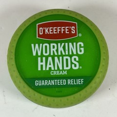O&rsquo;Keeffe&rsquo;s Working Hands Hand Cream – 3.4 oz Jar – NEW SEALED – Fast Relief