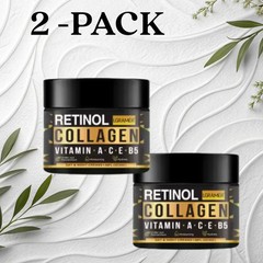 2 -PACK Men&rsquo;s Retinol Collagen Firming and Moisturizing Cream VIT A-C-E