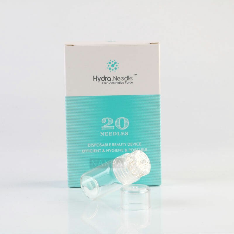 Hydra 20 Pins Derma Roller With bottle Auto Serum Infusion System Facial Therapy