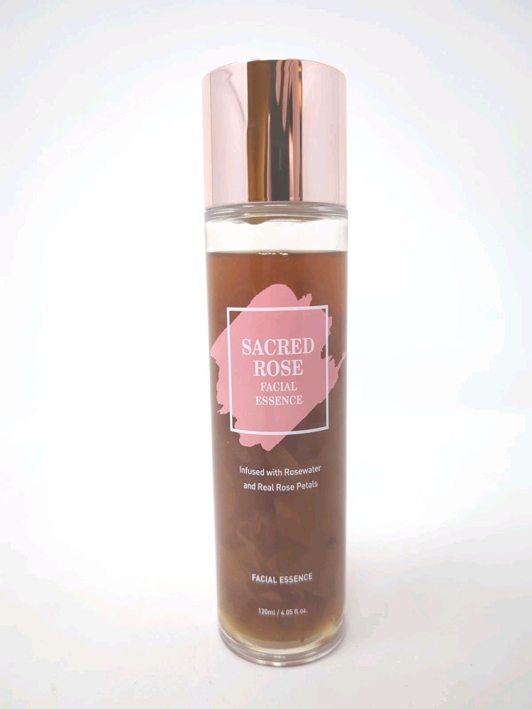 Sacred Rose Facial Essence JJ Beauty Rosewater Rose Petals 4.05oz Korean Beauty