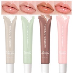 4PCS Summer Lip Butter Balm with Natural Oils, Hydrating & Long-Lasting Care