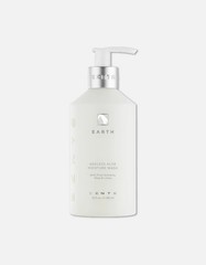 Ore Ageless Aloe Moisture Wash-exfoliating sugar cane and apple extracts.