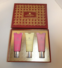 3pc Molton Brown Hand Cream Fiery Pink Pepper Orange Bergamot Delicious Rose Box