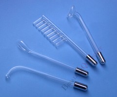 4 PCS Violet High Frequency Electrode Replacement Wands For High Freqeuncy Unit